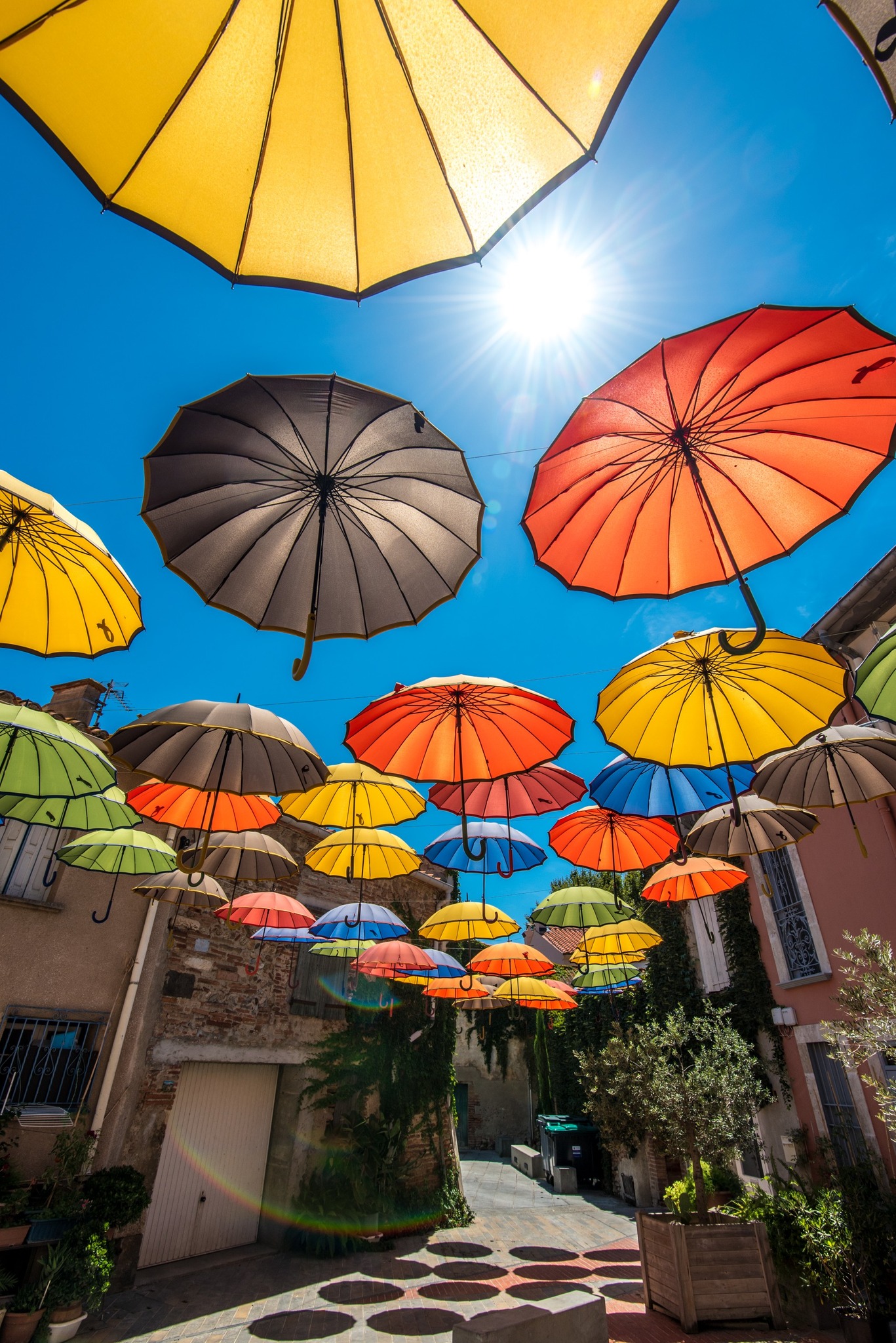 Ciel de Parapluies avec S en Ciel